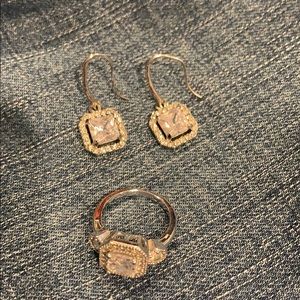 Stella and Dot Ring and earring set